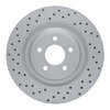 820-54278L Geoperformance Drilled Brake Rotor, Fits Select Ford/Lincoln/Mercury/Mazda, Position: Rear Left - image 1