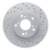 820-59042R Geoperformance Drilled Brake Rotor, 1998-2021 Acura/Honda, Position: Front Right