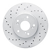 820-59043L Geoperformance Drilled Brake Rotor, 1999-2014 Acura/Honda, Position: Front Left - image 1