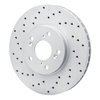 820-59043L Geoperformance Drilled Brake Rotor, 1999-2014 Acura/Honda, Position: Front Left - image 2