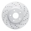 820-59043R Geoperformance Drilled Brake Rotor, 1999-2014 Acura/Honda, Position: Front Right - image 1