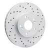 820-59043R Geoperformance Drilled Brake Rotor, 1999-2014 Acura/Honda, Position: Front Right - image 2