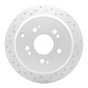 820-59050L Geoperformance Drilled Brake Rotor, 2005-2010 Acura/Honda, Position: Rear Left - image 1