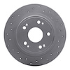 820-59052L Geoperformance Drilled Brake Rotor, 2006-2014 Acura/Honda, Position: Rear Left - image 1