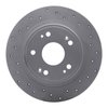 820-59052R Geoperformance Drilled Brake Rotor, 2006-2014 Acura/Honda, Position: Rear Right - image 1