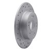 820-59052R Geoperformance Drilled Brake Rotor, 2006-2014 Acura/Honda, Position: Rear Right - image 2
