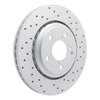 820-59058R Geoperformance Drilled Brake Rotor, Fits Select Acura/Honda, Position: Front Right - image 2