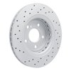 820-59058R Geoperformance Drilled Brake Rotor, Fits Select Acura/Honda, Position: Front Right - image 4