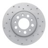 820-63013R Geoperformance Drilled Brake Rotor, 1987-2015 Multiple Makes/Models, Position: Rear Right