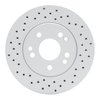 820-63016L Geoperformance Drilled Brake Rotor, 1984-1995 Mercedes-Benz, Position: Front Left - image 1