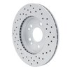 820-63016L Geoperformance Drilled Brake Rotor, 1984-1995 Mercedes-Benz, Position: Front Left - image 4
