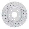 820-63019L Geoperformance Drilled Brake Rotor, 1990-1998 Mercedes-Benz, Position: Front Left - image 1