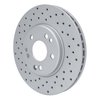 820-63019L Geoperformance Drilled Brake Rotor, 1990-1998 Mercedes-Benz, Position: Front Left - image 2
