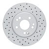 820-63019R Geoperformance Drilled Brake Rotor, 1990-1998 Mercedes-Benz, Position: Front Right - image 1