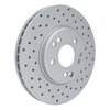 820-63019R Geoperformance Drilled Brake Rotor, 1990-1998 Mercedes-Benz, Position: Front Right - image 2