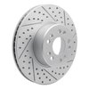 820-63023R Geoperformance Drilled Brake Rotor, 1991-1999 Mercedes-Benz, Position: Front Right - image 2
