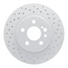 820-63024R Geoperformance Drilled Brake Rotor, 1992-1999 Mercedes-Benz, Position: Rear Right - image 1