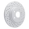 820-63024R Geoperformance Drilled Brake Rotor, 1992-1999 Mercedes-Benz, Position: Rear Right - image 2