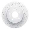 820-63032L Geoperformance Drilled Brake Rotor, 1994-2011 Mercedes-Benz, Position: Rear Left - image 1