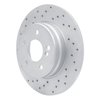 820-63032L Geoperformance Drilled Brake Rotor, 1994-2011 Mercedes-Benz, Position: Rear Left - image 2
