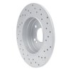 820-63032L Geoperformance Drilled Brake Rotor, 1994-2011 Mercedes-Benz, Position: Rear Left - image 4