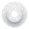 820-63032R Geoperformance Drilled Brake Rotor, 1994-2011 Mercedes-Benz, Position: Rear Right - image 1