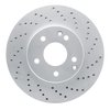 820-63047R Geoperformance Drilled Brake Rotor, 1996-2015 Mercedes-Benz, Position: Front Right - image 1