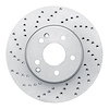 820-63048L Geoperformance Drilled Brake Rotor, 1996-2011 Multiple Makes/Models, Position: Front Left - image 1