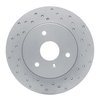 820-63090R Geoperformance Drilled Brake Rotor, 2005-2016 Smart, Position: Front Right