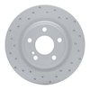 820-63099L Geoperformance Drilled Brake Rotor, 2012-2020 Mercedes-Benz, Position: Rear Left - image 1