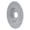 820-63099L Geoperformance Drilled Brake Rotor, 2012-2020 Mercedes-Benz, Position: Rear Left - image 4