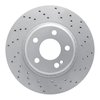 820-63118R Geoperformance Drilled Brake Rotor, Fits Select Mercedes-Benz, Position: Rear Right