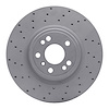 820-63144L Geoperformance Drilled Brake Rotor, 2012-2018 Mercedes-Benz, Position: Front Left - image 1