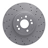 820-63144R Geoperformance Drilled Brake Rotor, 2012-2018 Mercedes-Benz, Position: Front Right - image 1