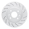 820-63159R Geoperformance Drilled Brake Rotor, 2015-2019 Multiple Makes/Models, Position: Front Right - image 1