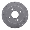 820-67036L Geoperformance Drilled Brake Rotor, 1990-2006 Infiniti/Nissan, Position: Rear Left - image 1