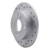 820-67036L Geoperformance Drilled Brake Rotor, 1990-2006 Infiniti/Nissan, Position: Rear Left - image 2