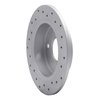 820-67036L Geoperformance Drilled Brake Rotor, 1990-2006 Infiniti/Nissan, Position: Rear Left - image 4