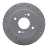 820-67036R Geoperformance Drilled Brake Rotor, 1990-2006 Infiniti/Nissan, Position: Rear Right - image 1