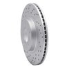 820-67049L Geoperformance Drilled Brake Rotor, 2002-2006 Infiniti/Nissan, Position: Front Left - image 2