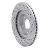 820-67049L Geoperformance Drilled Brake Rotor, 2002-2006 Infiniti/Nissan, Position: Front Left - image 4