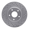 820-67049R Geoperformance Drilled Brake Rotor, 2002-2006 Infiniti/Nissan, Position: Front Right - image 1