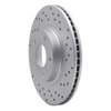820-67049R Geoperformance Drilled Brake Rotor, 2002-2006 Infiniti/Nissan, Position: Front Right - image 2