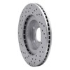 820-67049R Geoperformance Drilled Brake Rotor, 2002-2006 Infiniti/Nissan, Position: Front Right - image 4