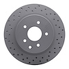 820-67055L Geoperformance Drilled Brake Rotor, Fits Select Infiniti/Nissan, Position: Rear Left - image 1