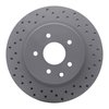 820-67055R Geoperformance Drilled Brake Rotor, Fits Select Infiniti/Nissan, Position: Rear Right - image 1