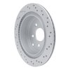 820-67089L Geoperformance Drilled Brake Rotor, Fits Select Infiniti/Nissan, Position: Rear Left - image 4