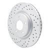820-67105L Geoperformance Drilled Brake Rotor, Fits Select Infiniti/Nissan, Position: Front Left - image 2