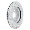 820-67105L Geoperformance Drilled Brake Rotor, Fits Select Infiniti/Nissan, Position: Front Left - image 4