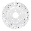 820-67105R Geoperformance Drilled Brake Rotor, Fits Select Infiniti/Nissan, Position: Front Right - image 1